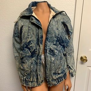 Vintage acid wash jacket